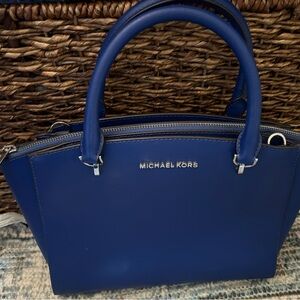 Michael Kors Royal Blue Satchel